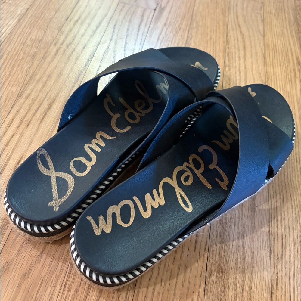 Sam Edelman Luxury Striped Sandals